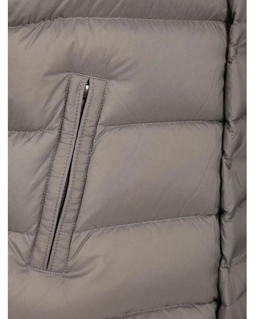 Moncler Brown Tibb Quilted Gilet for men