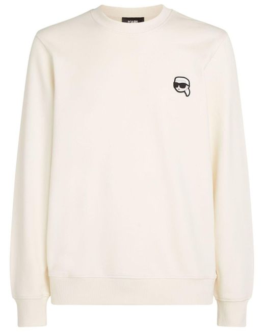 Karl Lagerfeld Natural Ikonik 2.0 Organic Cotton Sweatshirt for men