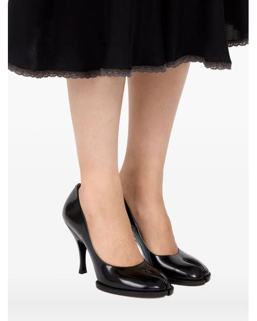 Maison Margiela Black Tabi City Evening Pumps