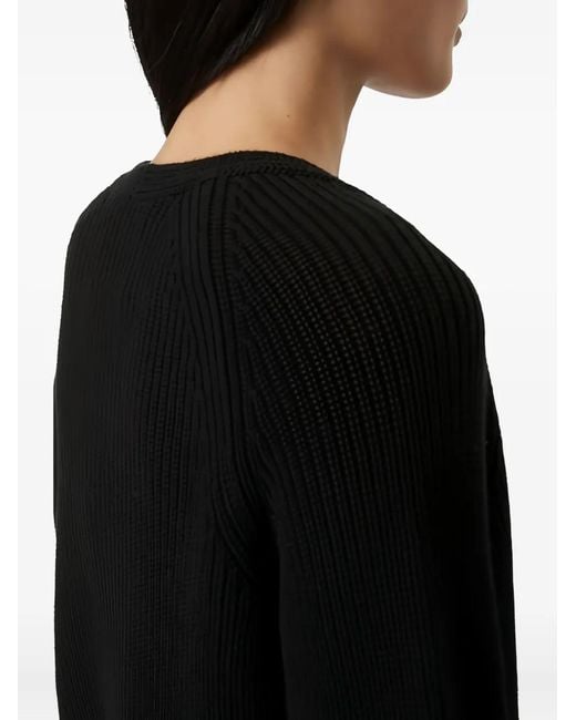 Marc O' Polo Black V-Neck Sweater
