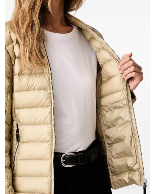 ARMANI EXCHANGE Natural Quilted Hooded Jacket