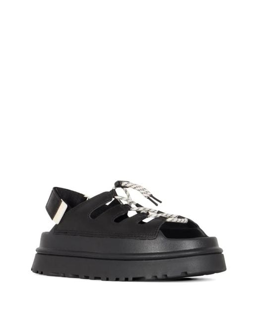 Ugg Black Goldenglow Toggle Sandals