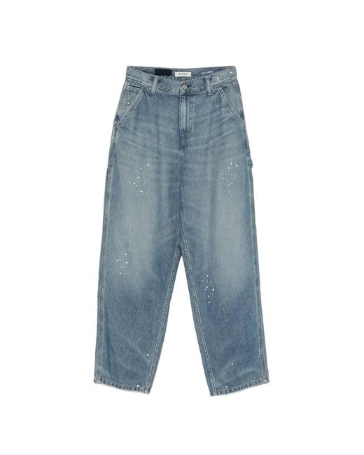 Carhartt Blue Og Button-Fastening Carpenter Jeans