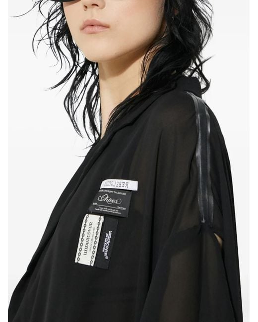 Undercover Black Asymmetrical Top