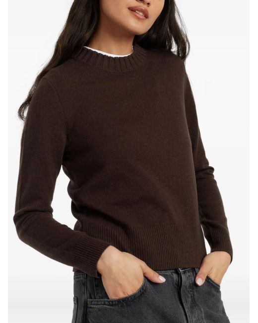 Chinti & Parker Brown Wool Blend Sweater