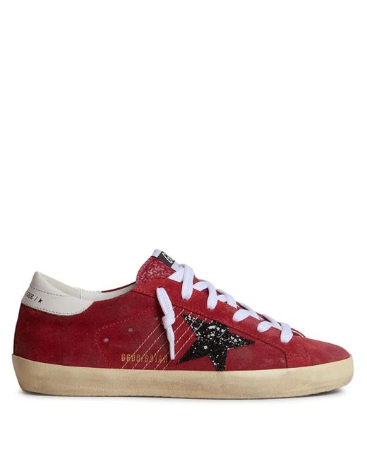 Golden Goose Deluxe Brand Red Super-Star Sneakers