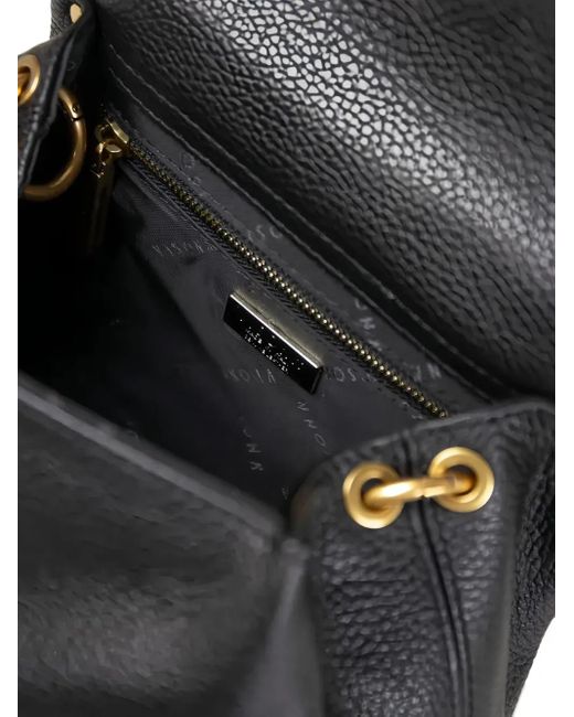 VISONA Black Handtasche mit Drehverschluss
