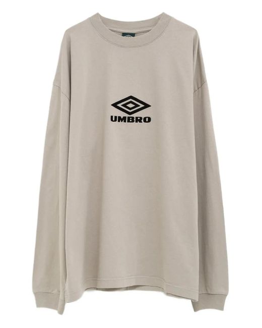 Umbro Gray Logo-Print T-Shirt for men