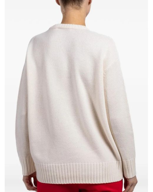 Dorothee Schumacher White Detail-Embroidered Sweater