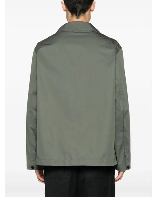 Veste Boutonnée À Poches Cargo Lemaire pour homme en coloris Gray