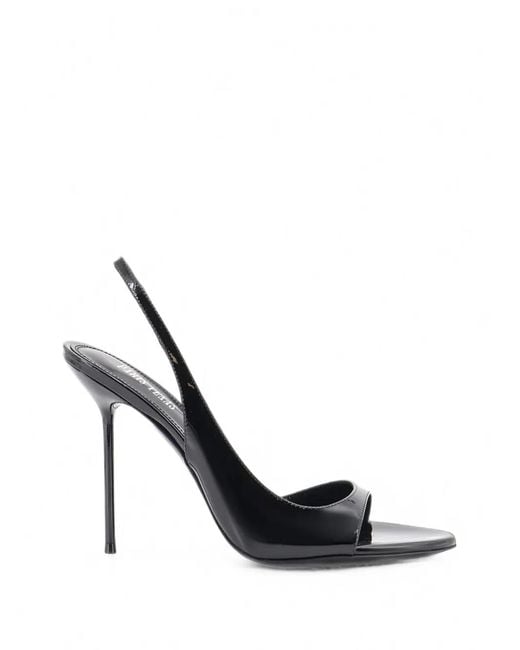 Paris Texas White Lidia Patent Leather Sandals