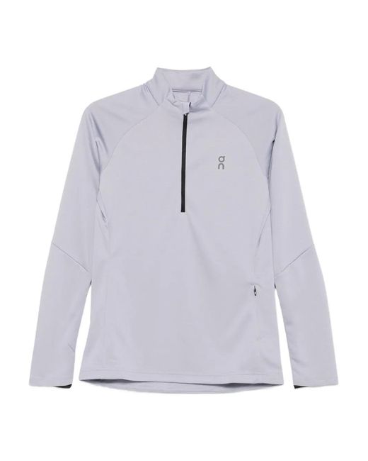 On Shoes Gray Climate Sweatshirt