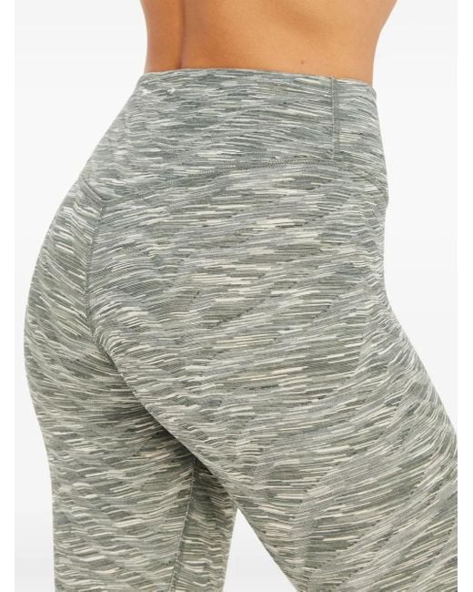 The Upside Gray Zebra-Print High-Waisted Leggings