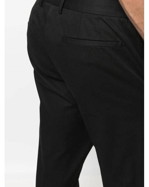 Billionaire Black Tailored-Fit Trousers for men