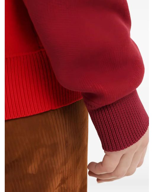1989 STUDIO Red Round-Neck Sweater
