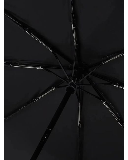 Karl Lagerfeld Blue Monogram-Pattern Umbrella