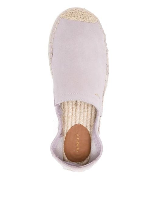 Gant Pink Flache Espadrilles Aus Wildleder