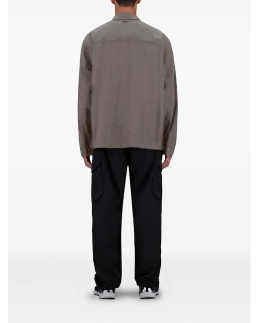 Laminar Gray Water-Repellent Shirt Jacket for men