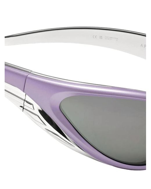 Gentle Monster Gray Apex V6 Geometric Sunglasses