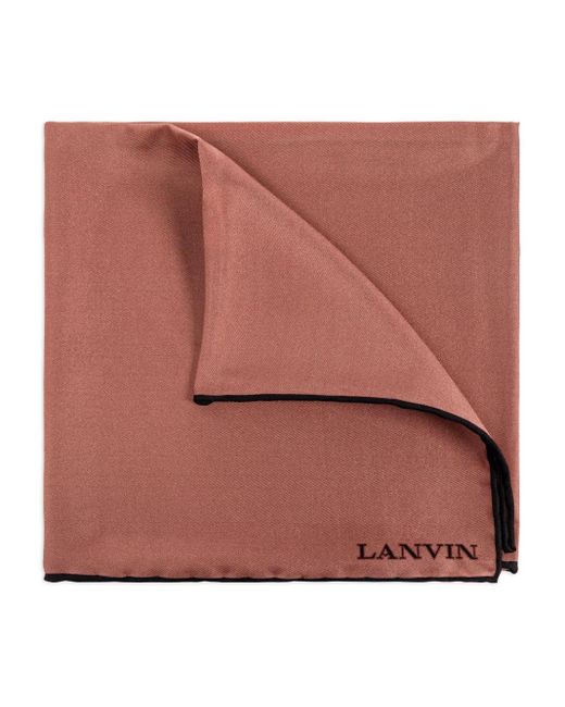 Foulard Bicolore di Lanvin in Pink da Uomo