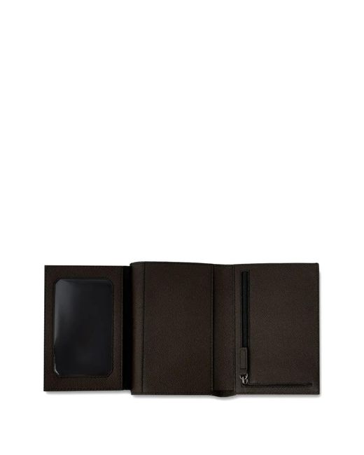 Lancel Black Charlie Leather Wallet for men