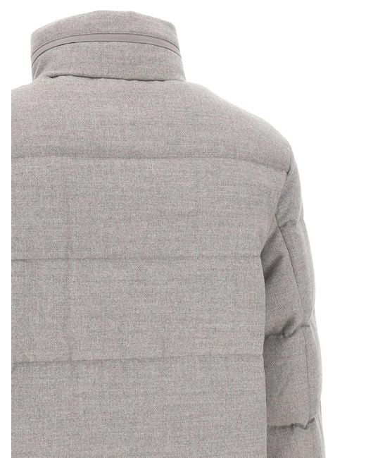 Quilted down jacket DUNO de hombre de color Gray