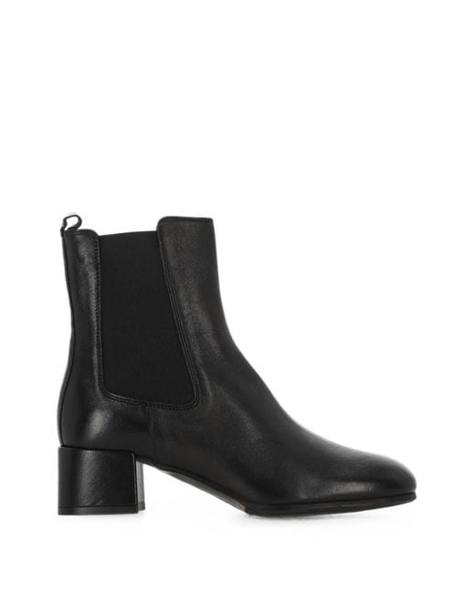 Status Black Elasticated Side-Panel Ankle Boots