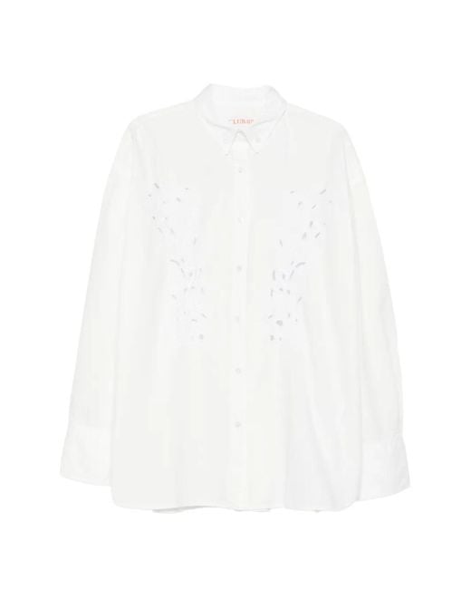 Lois White Blake Appliqué Shirt