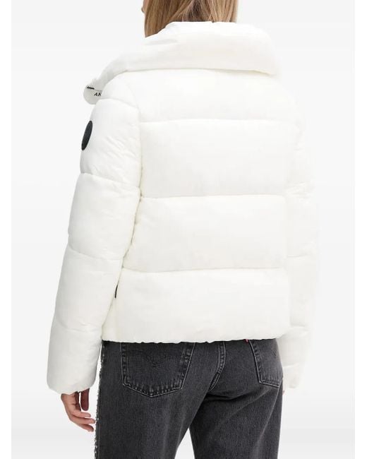 Save The Duck White Isla Padded Jacket