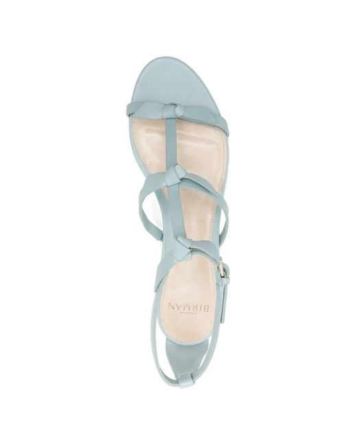 Alexandre Birman White Knot-Detail Sandals