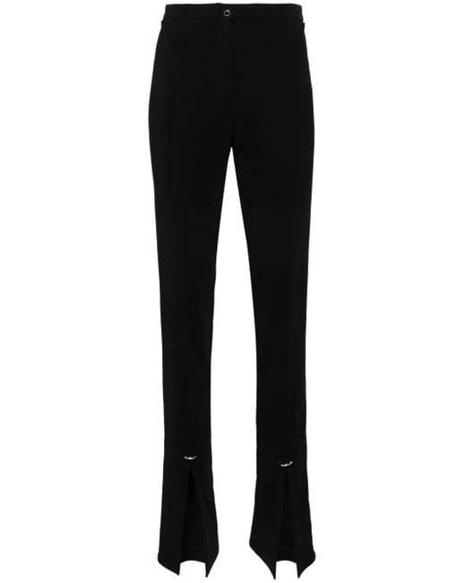 Mugler Black Stretch Trousers