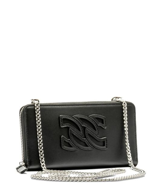 メンズ Casadei チェーンウォレット Black