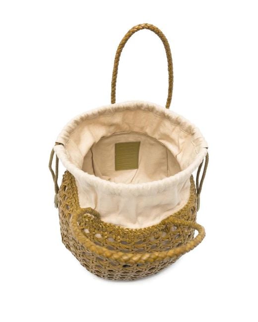 Dragon Diffusion Metallic Juventus Interwoven Shoulder Bag