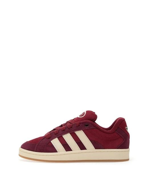 Adidas Red Campus 00S Suede Low-Top Sneakers for men
