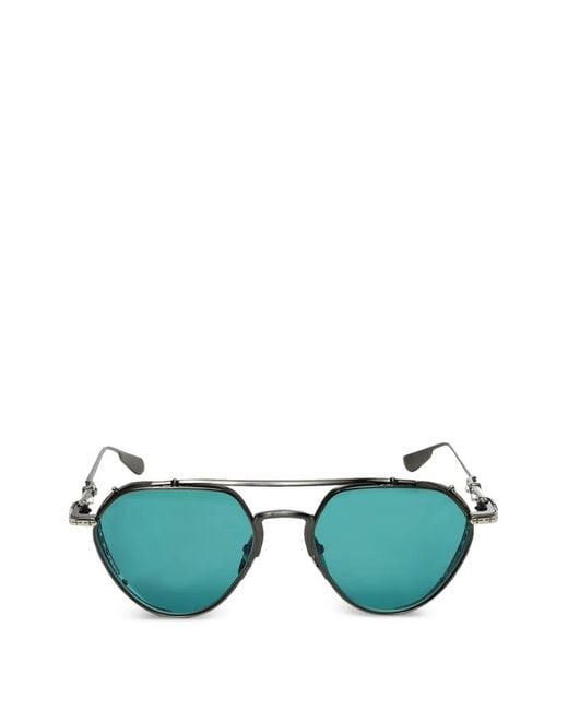 Chrome Hearts Green Free Ride Sonnenbrille