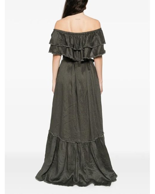 green parosh dress Emerald Sequin Maxi Dress – Maison-B-More Global Store main image 1
