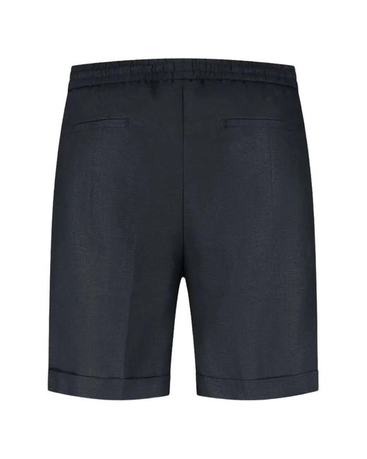 Aurélien Blue Seaside Drawstring-Waist Shorts for men