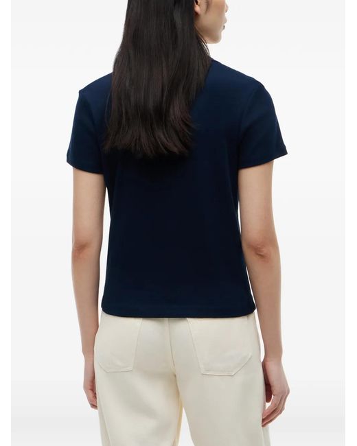 Tommy Hilfiger Blue Button-Up Polo Top
