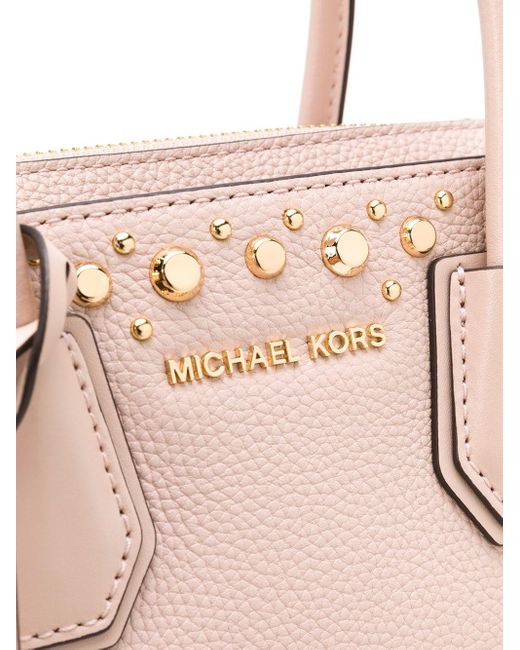 michael kors pink studded bag