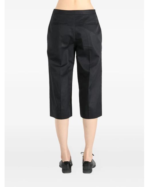 The Row Gray Cropped Tailored Trousers