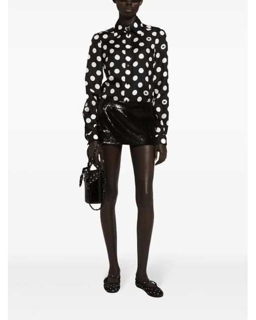 Dolce & Gabbana Black Mini Skirt