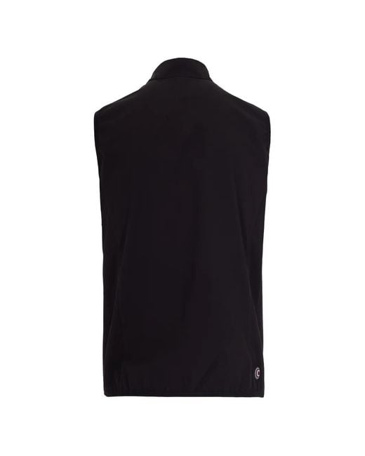 Colmar Black Logo Appliqué Jacket for men