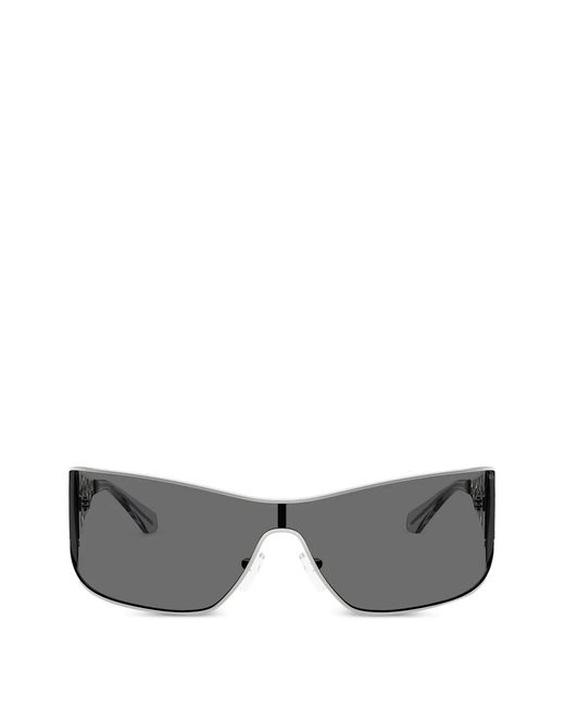 Michael Kors Gray Melbourne Geometric Sunglasses