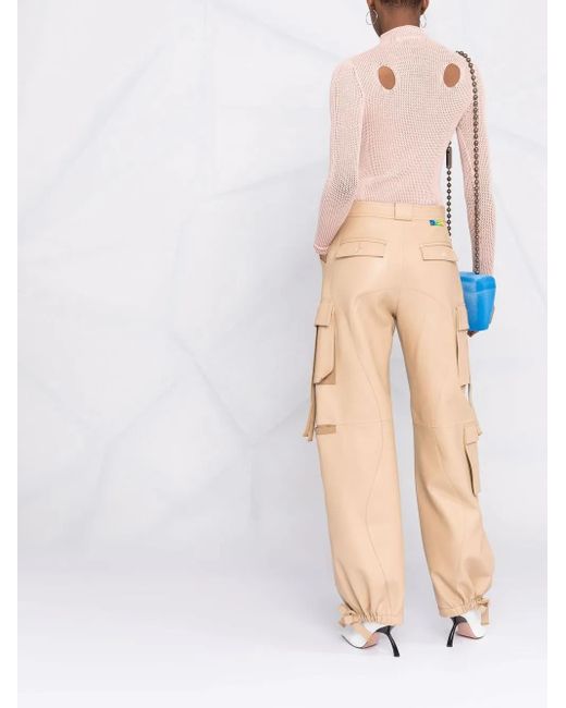 Off-White c/o Virgil Abloh Pink Meteor Knitted Top
