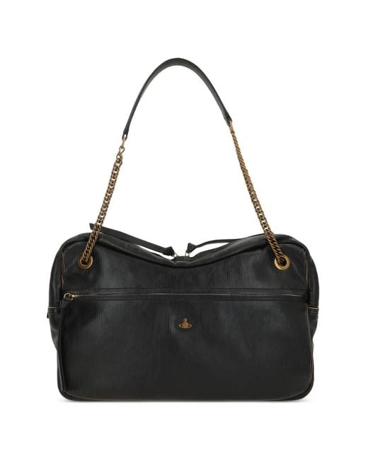 Vivienne Westwood Black Dolce Shoulder Bag