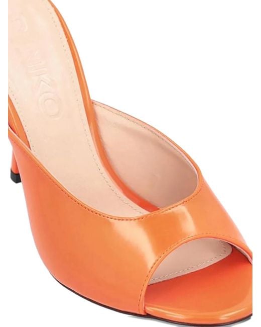 Pinko Pink Open-Toe Stiletto Sandals