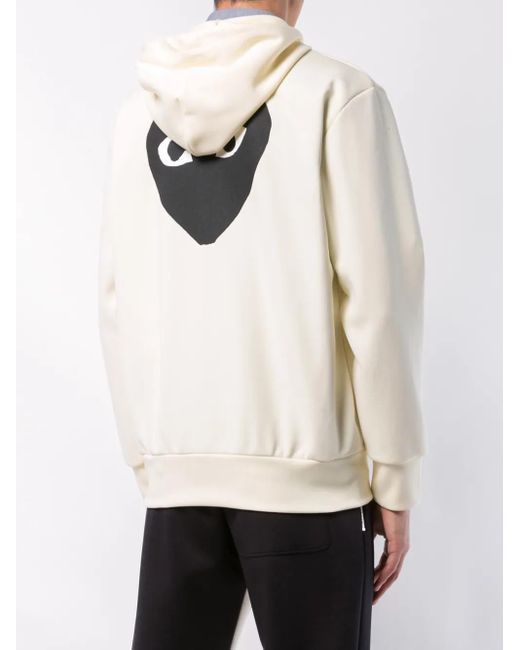 COMME DES GARÇONS PLAY Multicolor Heart Logo Hoodie for men