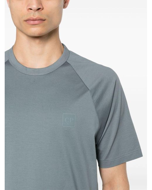 C P Company T-shirt Met Logopatch in het Blue voor heren
