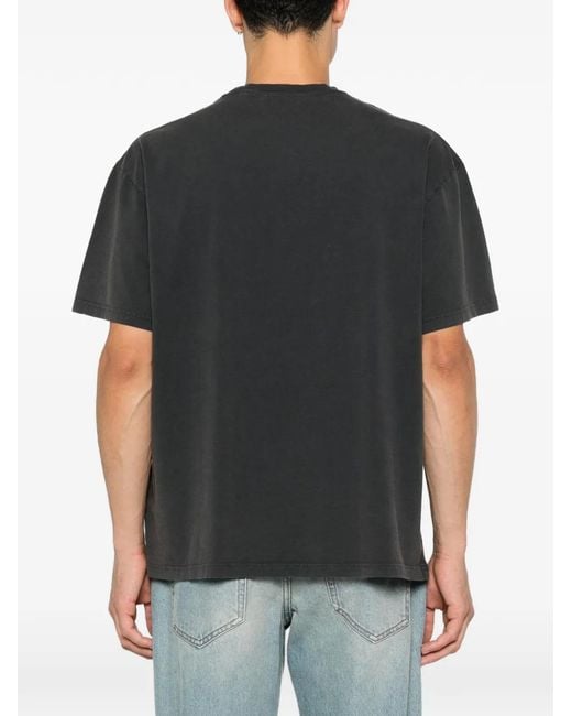Carne Bollente Black Alien Affection Graphic-Print T-Shirt for men