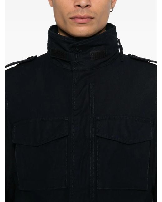Aspesi Black Drawstring Jacket for men